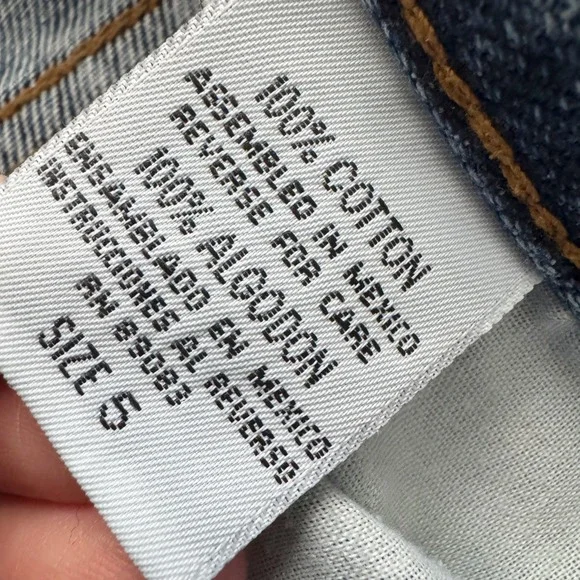 lei Jeans Vintage Y2K Bootcut Flare Juniors 5 Women's 28 100% Cotton Retro 90s - Picture 3 of 14